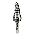 Unibor 1/8in- 1/2in  Impact Pro Step Drill, Spiral Flute 06S1EIMPCO